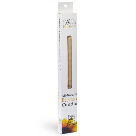 Wally's Natural Products 100% Beeswax Hollow Ear Candles, 2 pk, Wally's Natural Products