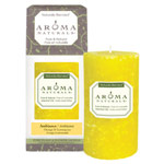 Aroma Naturals 2.5x4 Inch Naturally Blended Pillar Candle with Essential Oils - Ambiance, 1 ct, Aroma Naturals