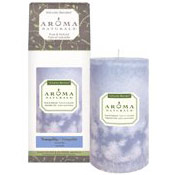 Aroma Naturals 2.75x5 Inch Naturally Blended Pillar Candle with Essential Oils - Tranquility, 4 ct, Aroma Naturals