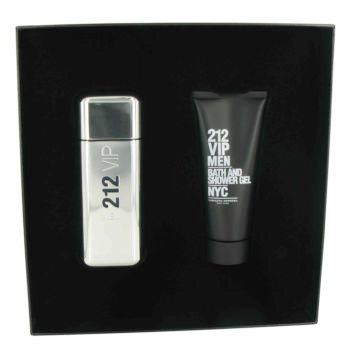 Carolina Herrera 212 Vip Cologne for Men Gift Set (Eau De Toilette Spray & Shower Gel), 1 Set, Carolina Herrera