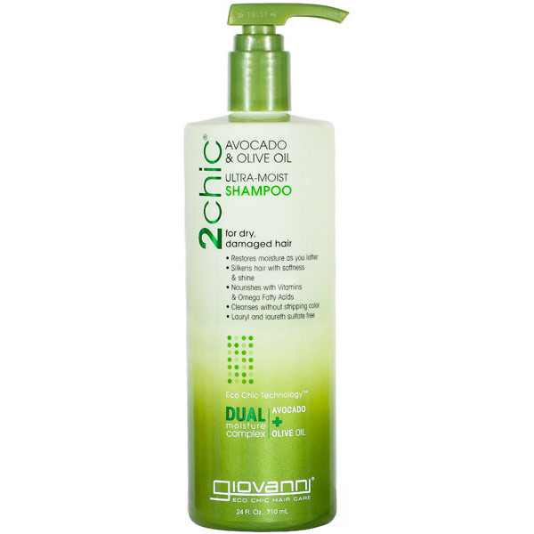 Giovanni Cosmetics 2chic Ultra-Moist Shampoo Value Size, 24 oz, Giovanni Cosmetics