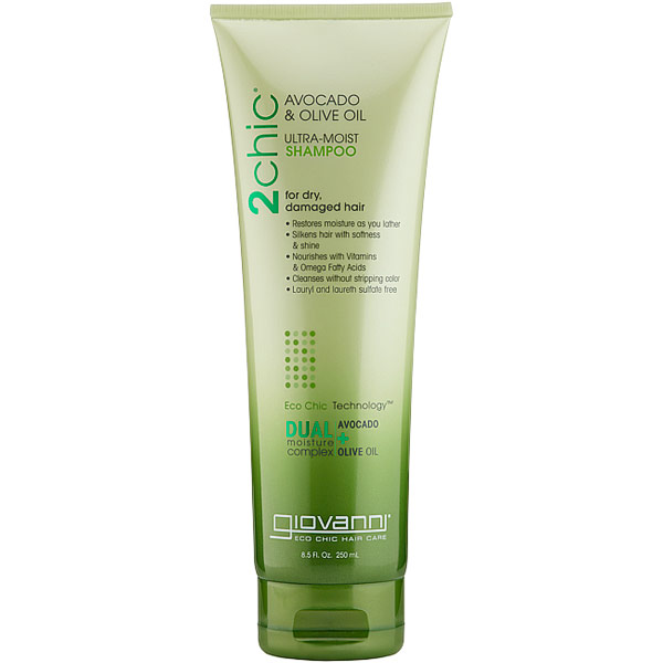 Giovanni Cosmetics 2chic Ultra-Moist Shampoo with Avocado & Olive Oil, 8.5 oz, Giovanni Cosmetics