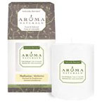 Aroma Naturals 3x3.5 Inch Naturally Blended Pillar Candle with Essential Oils - Meditation, 1 ct, Aroma Naturals