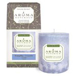 Aroma Naturals 3x3.5 Inch Naturally Blended Pillar Candle with Essential Oils - Tranquility, 1 ct, Aroma Naturals