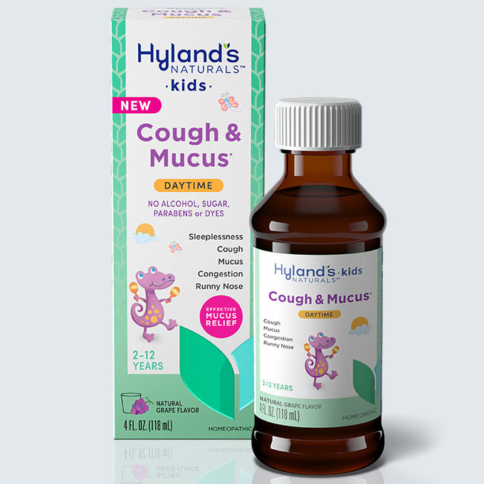 Hyland's 4 Kids Cold 'N Mucus, Natural Relief for Children, 4 oz, Hyland's
