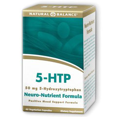 Natural Balance 5-HTP, 50 mg, 60 Capsules, Natural Balance