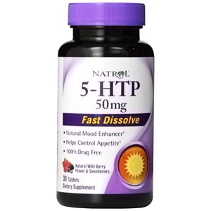 Natrol 5-HTP Fast Dissolve 50 mg, 30 Tablets, Natrol