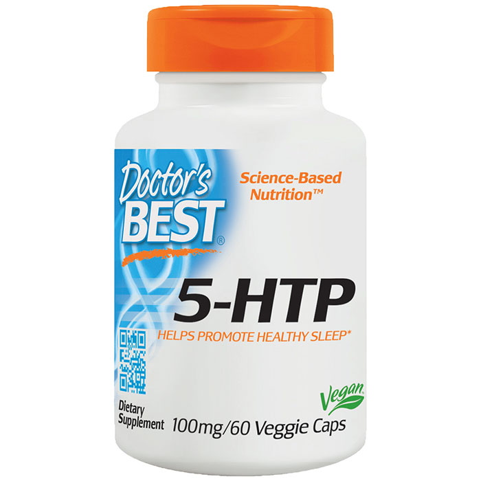 5-HTP 100 mg (5HTP), 60 Veggie Caps, Doctors Best