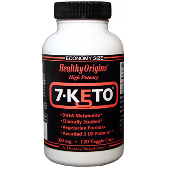 Healthy Origins 7-Keto, 100 mg, 120 Veggie Caps , Healthy Origins