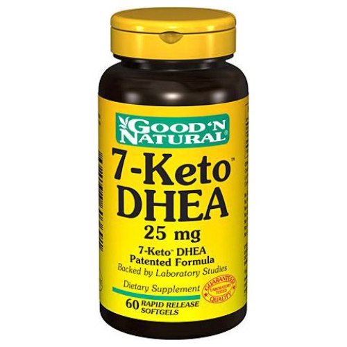 Good 'N Natural 7-Keto DHEA 25 mg, 60 Softgels, Good 'N Natural