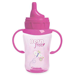 BornFree (Born Free) 9 oz Baby Drinking Cup - Pink, 1 ct, BornFree (Born Free)