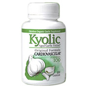 Kyolic / Wakunaga Kyolic Aged Garlic Extract Formula 100, A.G.E. Hi Potency, 100 caps, Wakunaga Kyolic