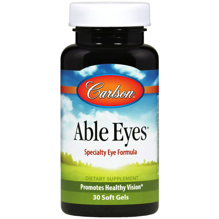 Carlson Laboratories Able Eyes, 180 softgels, Carlson Labs