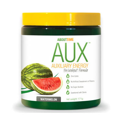 SDC Nutrition About Time AUX Auxiliary Energy Pre Workout Formula, Watermelon, 207 g, SDC Nutrition