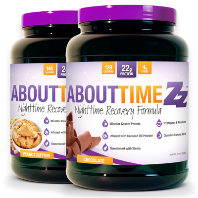 SDC Nutrition About Time All Natural Nighttime Recovery Formula, Chocolate, 2 lb, SDC Nutrition