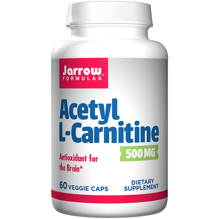 Jarrow Formulas Acetyl L-Carnitine (ALC) 500 mg 60 caps, Jarrow Formulas