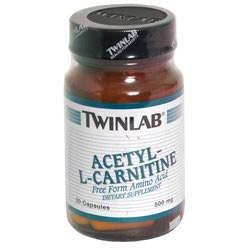 Twinlab ALC, Acetyl L-Carnitine 500mg 120 caps from Twinlab