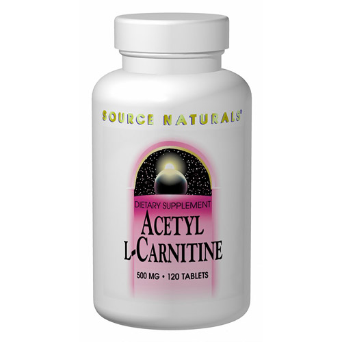 Source Naturals Acetyl L-Carnitine (ALC) 500mg 30 tabs from Source Naturals