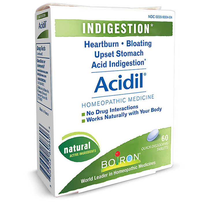 Boiron Homeopathics Acidil Heartburn Relief 60 tabs from Boiron