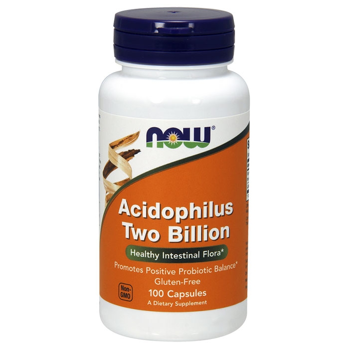 NOW Foods Acidophilus 2 Billion 100 Caps, NOW Foods