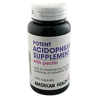 American Health Acidophilus with Pectin 100 caps from American Health