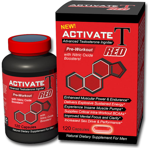 Fusion Diet Systems Activate T Red, Advanced Testosterone Igniter, 120 Capsules, Fusion Diet Systems