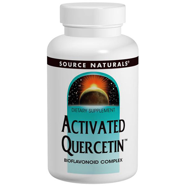 Source Naturals Activated Quercetin (Nonallergenic Bioflavonoid Complex) 100 tabs from Source Naturals