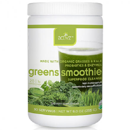 Activz Activz Greens Smoothie Superfood Cleanse, 30 Servings