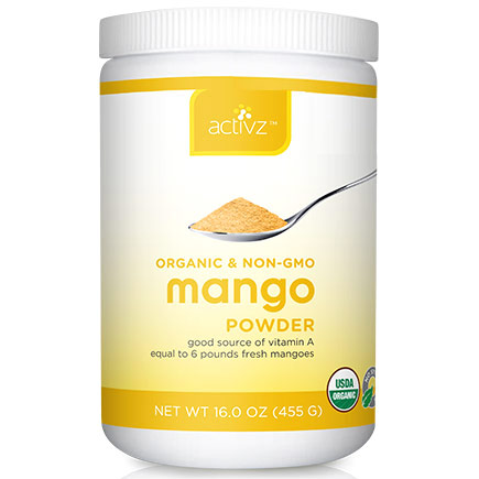 Activz Activz Organic Whole Food Mango Powder, 455 g