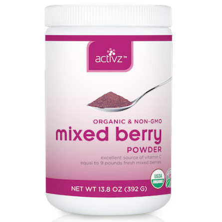 Activz Activz Organic Mixed Berry Powder, 13.8 oz (392 g)