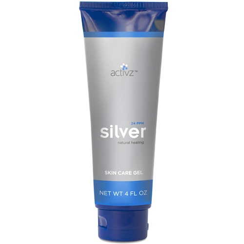 Activz Activz 24 PPM Silver Gel, Skin Care Gel, 4 oz