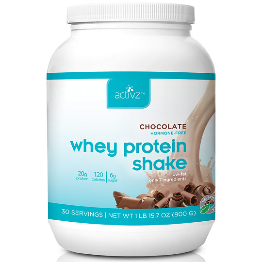 Activz Activz Whey Protein Shake, Chocolate, 900 g