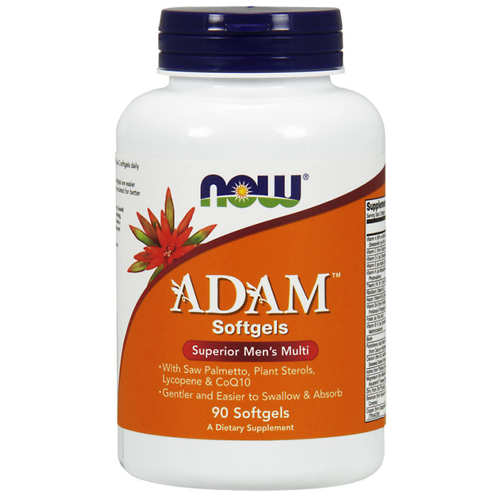 NOW Foods Adam Men's Multi-Vitamin, 90 Softgels, NOW Foods