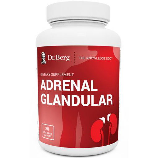 Adrenal Glandular, 30 Vegetarian Capsules, Dr. Berg Nutritionals