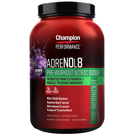 Champion Nutrition AdreNOl8, Pre-workout Nitric Oxide, 1.8 lb (820 g), Champion Nutrition