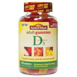 Nature Made Nature Made Adult Gummies Vitamin D Chewable, Strawberry, 150 Gummies