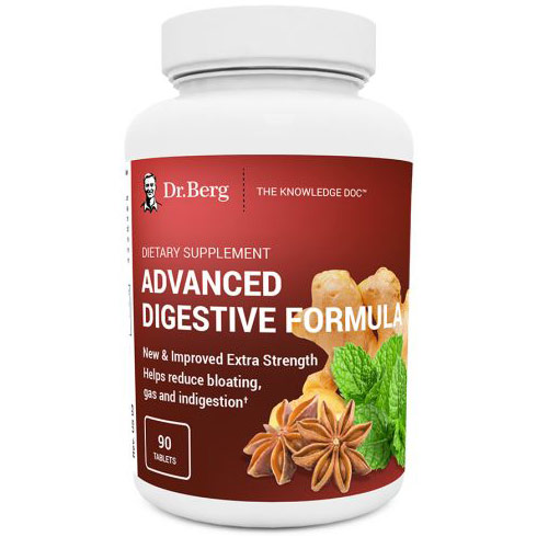 Advanced Digest Formula, 90 Capsules, Dr. Berg Nutritionals