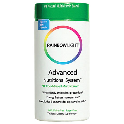 Rainbow Light Advanced Nutritional System Multivitamin 180 tabs, Rainbow Light