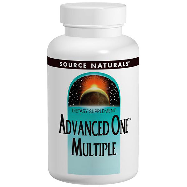 Source Naturals Advanced One Multiple, Multi Vitamins, Minerals, and Nutritional, 60 tabs from Source Naturals