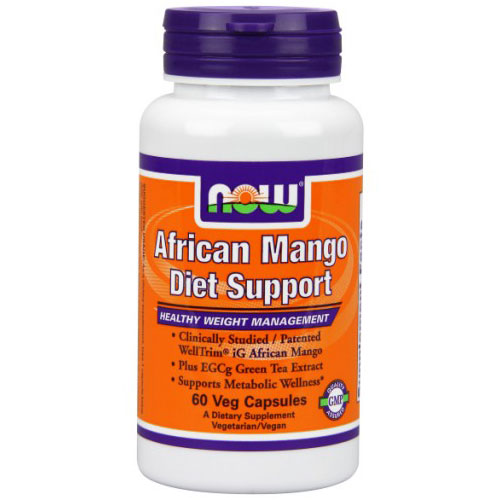 NOW Foods African Mango Diet Support, 60 Vegetarian Capsules, NOW Foods
