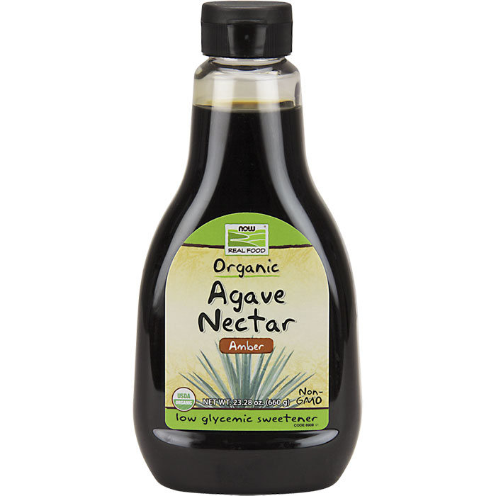 NOW Foods Agave Nectar - Amber, Organic, 23.28 oz, NOW Foods