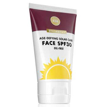 Zia Natural Skincare Age-Defying Solar Care Face SPF 30 Sunscreen, Oil Free, 1.8 oz, Zia Natural Skincare