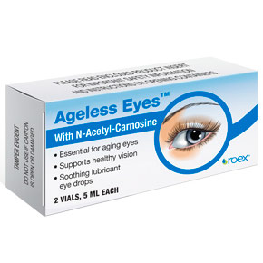Roex Ageless Eyes with N-Acetyl-Carnosine Eye Drops, 2 Vials x 5 ml, Roex