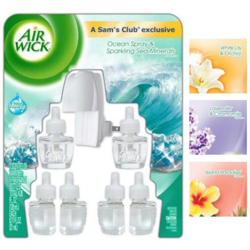 Air Wick Air Wick Scented Oils, 1 Warmer & 6 Refills