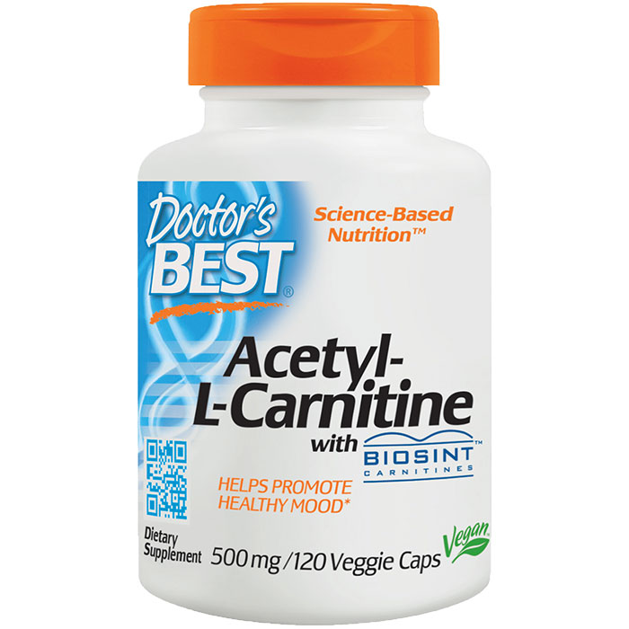 Doctor's Best Best Acetyl L-Carnitine (ALC) 588 mg, 120 Capsules, Doctor's Best