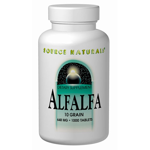 Source Naturals Alfalfa 10 Grain 648mg 500 tabs from Source Naturals