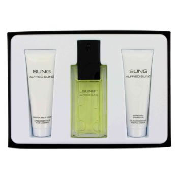 Alfred Sung Alfred Sung Perfume for Women Gift Set (Eau De Toilette Spray, Body Lotion & Shower Gel), 1 Set, Alfred Sung