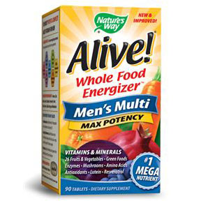 Nature's Way Alive Men's Multi Vitamin & Mineral, 90 Tablets, Nature's Way