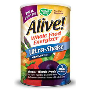 Nature's Way Alive! Ultra-Shake Pea Protein, Vanilla Shake, 2.2 lb, Nature's Way