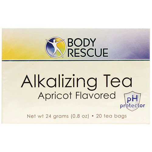Body Rescue Alkalizing Tea, Apricot Flavored, 20 Bags, Body Rescue
